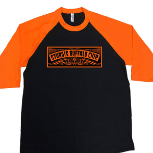 Official Sturgis Buffalo Chip Chopperville 3/4 Sleeve Raglan