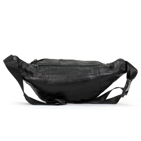 Hot Leathers BGA1002 Black Lambskin Belly Pouch