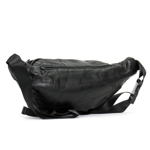 Hot Leathers BGA1002 Black Lambskin Belly Pouch