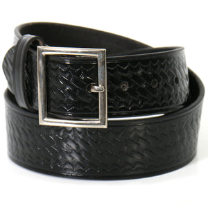 Hot Leathers Basket Weave Genuine Leather Garrison Belt BLE1017