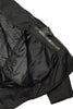 M Boss Motorcycle Apparel BOS11700 Black Men's Nylon Racer Jacket with Reflective Piping