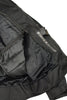 M Boss Motorcycle Apparel BOS11703 Black Men's Black Nylon and Mesh Racer Jacket with Reflective Piping