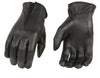 Xelement XG37536 Ladies Black Unlined Leather Gloves with Zipper Closure