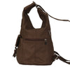 Hot Leathers BPA1017 Genuine Brown Leather Backpack Purse