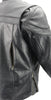Men’s Premium Leather Crossover Vented Scooter Jacket with Removable CE Approved Armor BZ2525