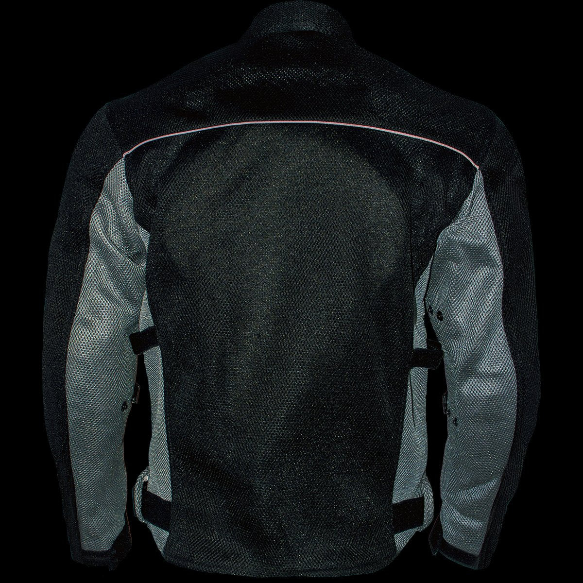 Xelement CF505 Men's 'Phantom Rider' Black Advanced Mesh Sports Jacket with X-Armor Protection