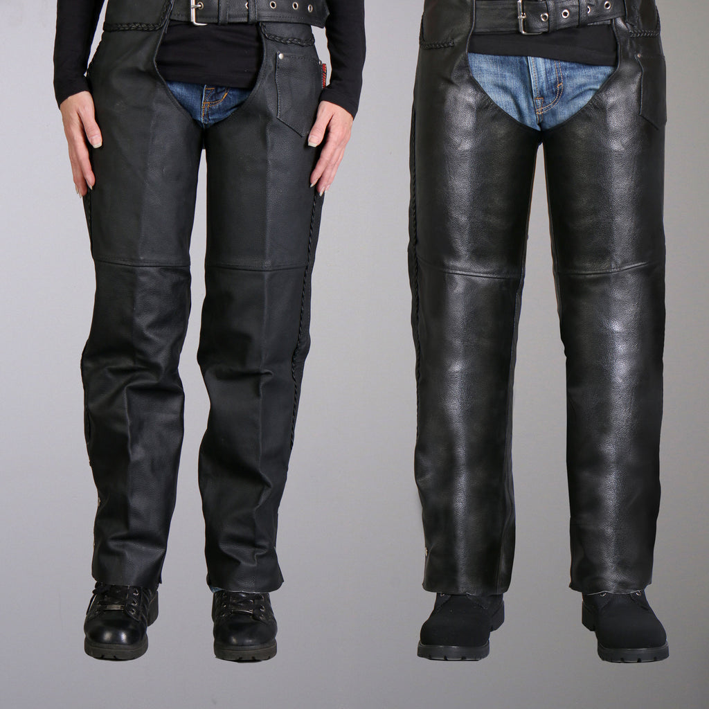 Moto: Test du chaps: Leather Reversible Hook Chaps