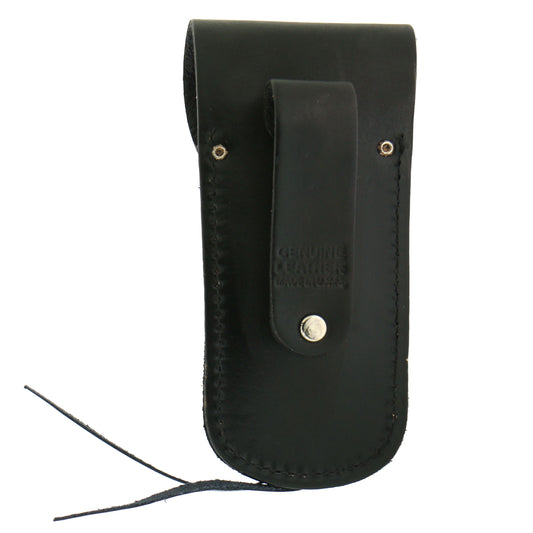 Hot Leathers CSF1006 Black Leather Knife Case with Snap Closure