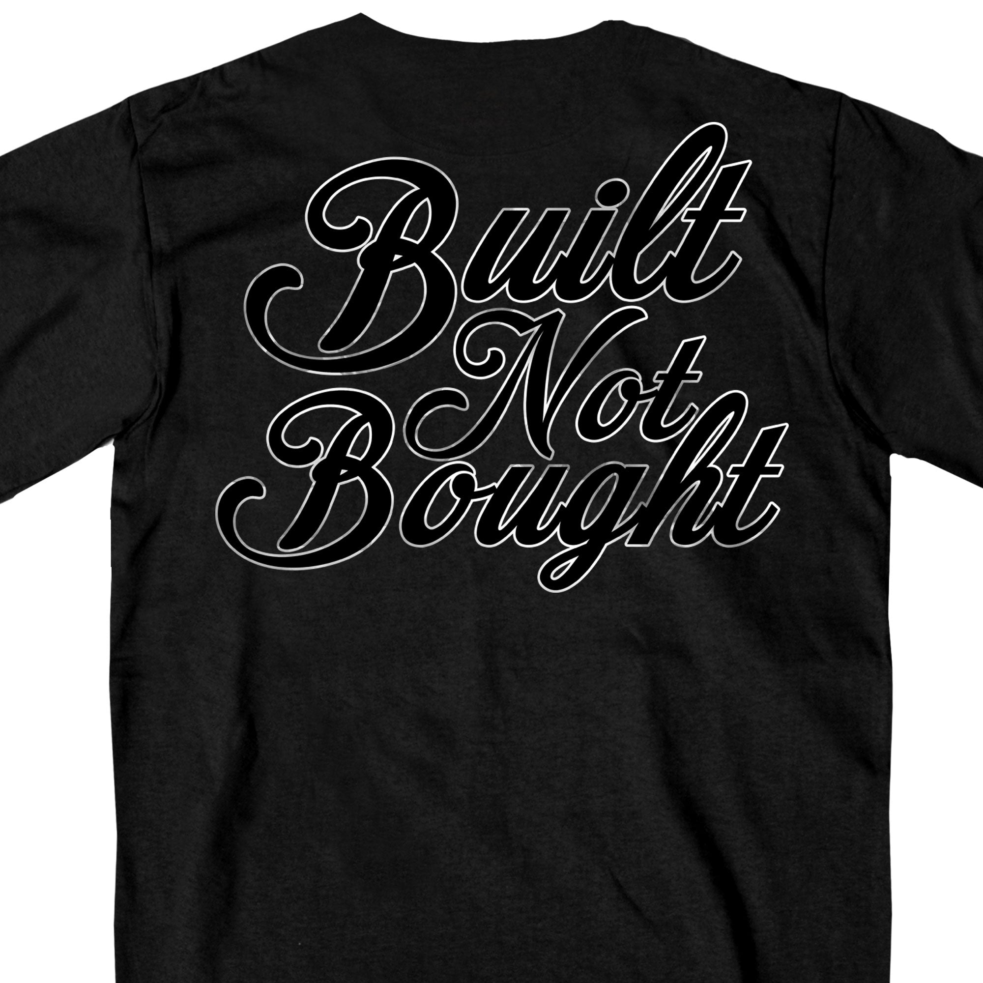 Official Cycle Source Magazine CSM1005 Mens Built Not Bought Black T-Shirt