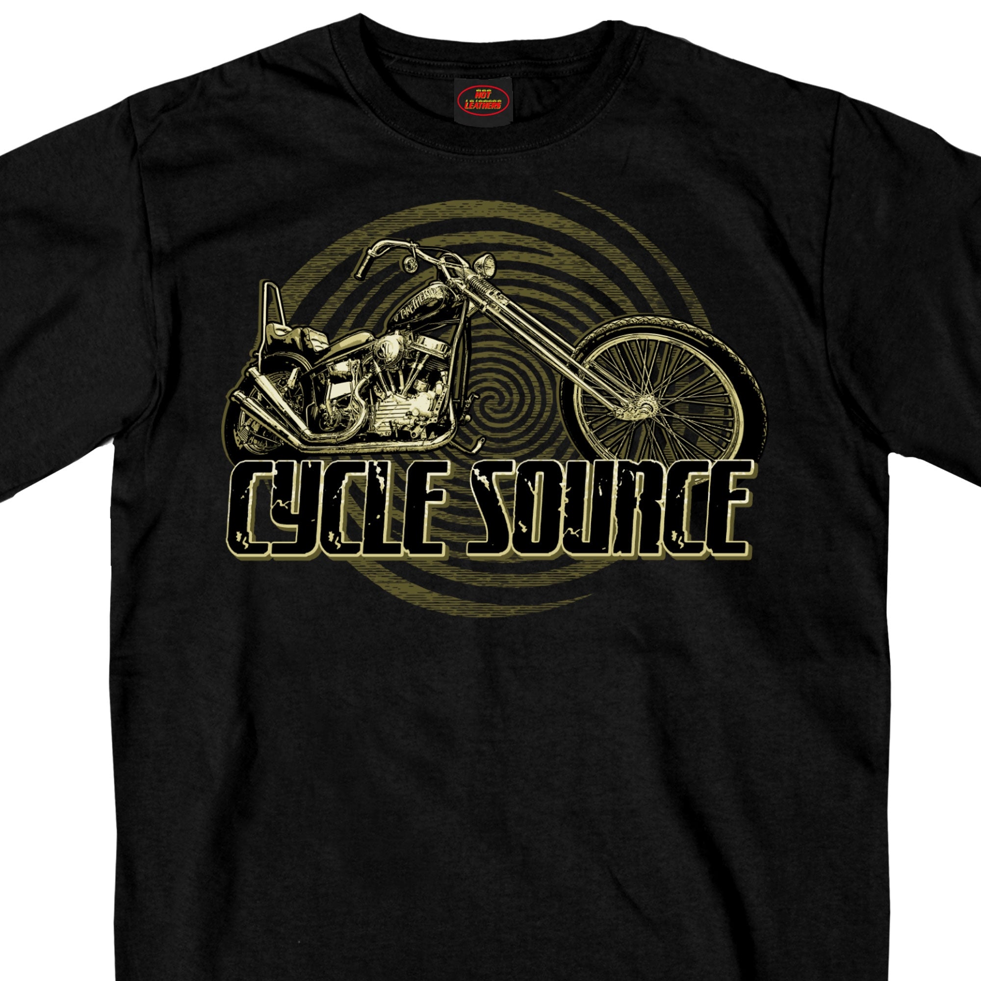 Official Cycle Source Magazine CSM1006 Mens Chopper Black T-Shirt