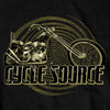 Official Cycle Source Magazine CSM1006 Men’s Chopper Black T-Shirt
