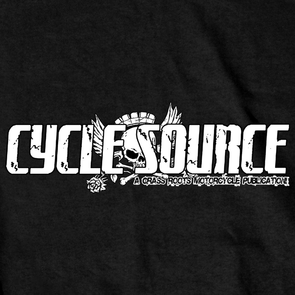 Official Cycle Source Magazine CSM1008 Mens Scooter Tramp Black T-Shirt