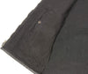 Club Vest CVM3039 Men's Black Denim Vest with Leather Trim, Side Lacing