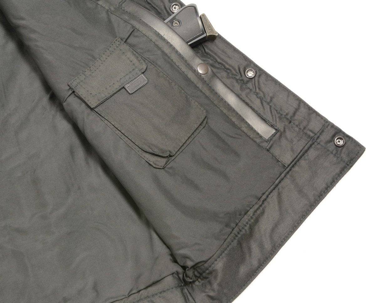 Club Vest CVM3711 Men’s Black Leather Vest with Seamless Back Design ...