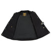 Milwaukee Leather DM2238 Men's Black Denim Snap Front Club Style Vest