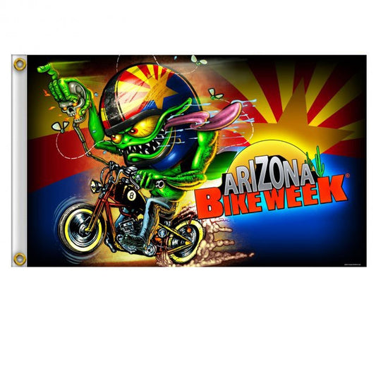 Official Arizona Bike Week Bobber Monster Flag