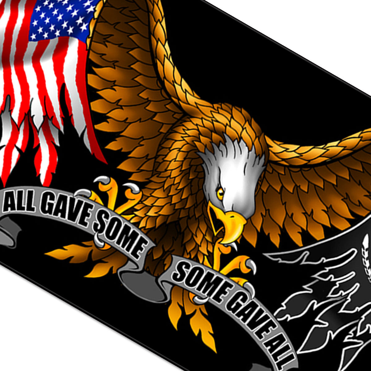 Hot Leathers FGA1019 All Gave Some Eagle Flag