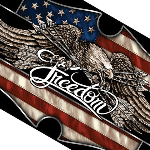Hot Leathers FGA1065 Freedom Eagle Flag