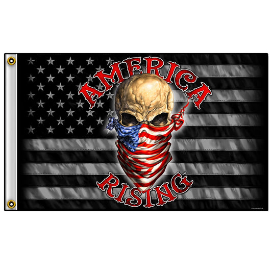 Love it Or Leave it, USA Flag Hot Leathers Large Biker Patch