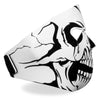 Hot Leathers FMA1012 Black and White Skull Neoprene Face Mask