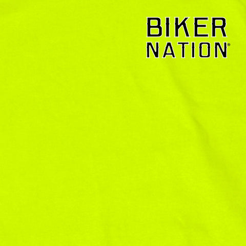 Hot Leathers GMD1410 Mens 'Put The Phone Down' Safety Green T-Shirt