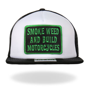 Hot Leathers GSH1018 Smoke Weed Trucker Hat
