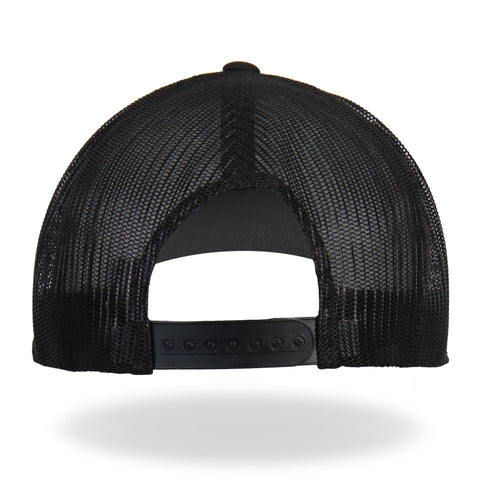 Hot Leathers GSH1019 Black ‘Assassin Rider’ Snap Back Hat