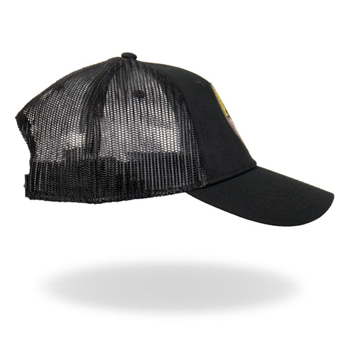 Hot Leathers GSH2008 Piss and Moan Club Black Snapback Hat