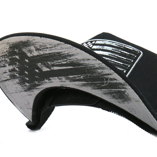 Hot Leathers GSH4004  American Flag Bullets Snap Back Hat