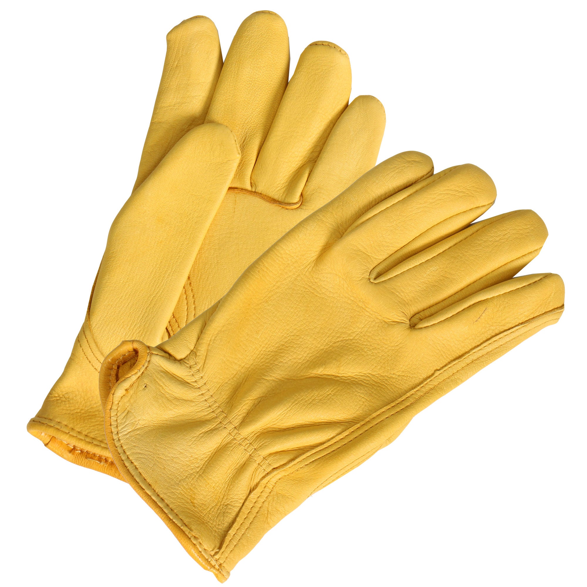 Hot Leathers GVD1012 Gold Deerskin Leather Driving Gloves