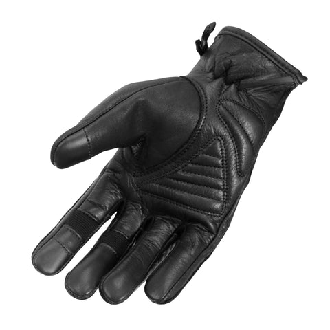 Hot Leathers GVL1011 Black Side Lace Ladies Leather Glove