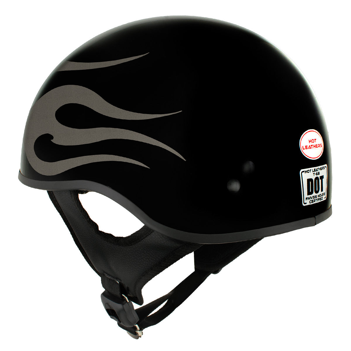 Low Profile Baseball Cap Motorcycle Half Helmets, Retro Ultra-Thin Open Face Novelty Skull Cap Helmet DOT Approved Electric Small Helmet For Chopper Moped Scooter, For Men Women-N|Medium