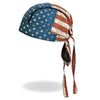 Hot Leathers Vintage American Flag Lightweight Head Wrap HWH1088