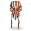 Hot Leathers Vintage American Flag Lightweight Head Wrap HWH1088
