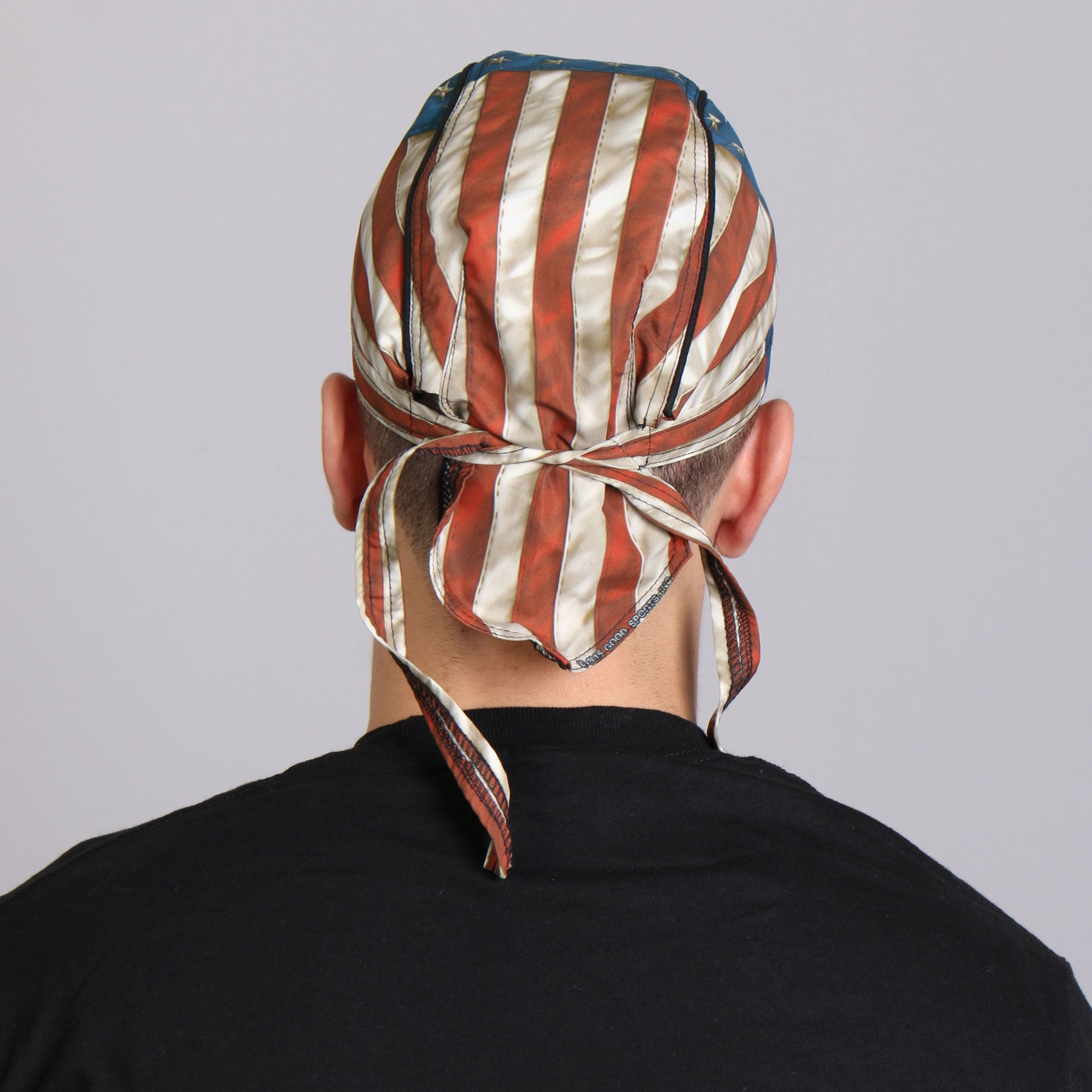 Hot Leathers Vintage American Flag Lightweight Head Wrap HWH1088