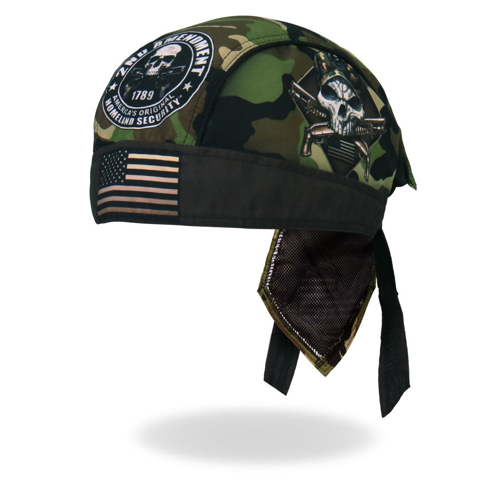 Hot Leathers Camo Skull Lightweight Headwrap HWH1094