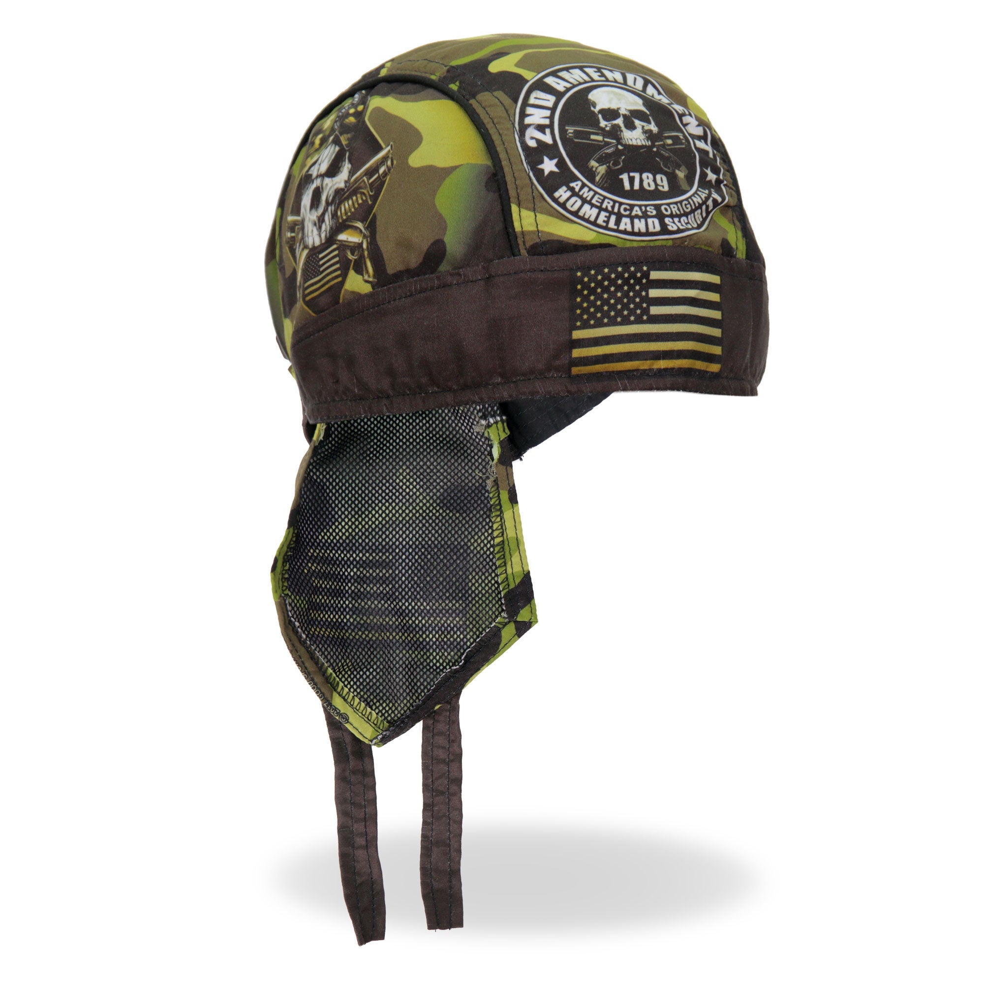 Hot Leathers Camo Skull Lightweight Headwrap HWH1094