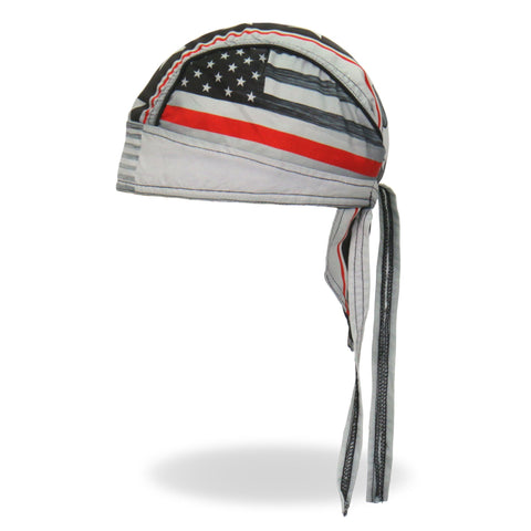 Hot Leathers Thin Line Stars and Stripes Flag Lightweight Head Wrap HWH1097