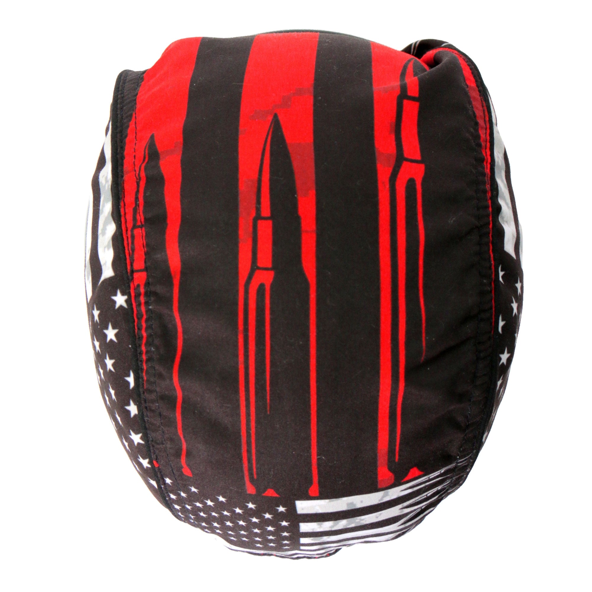Hot Leathers Flag Bullets Lightweight Headwrap HWH1099