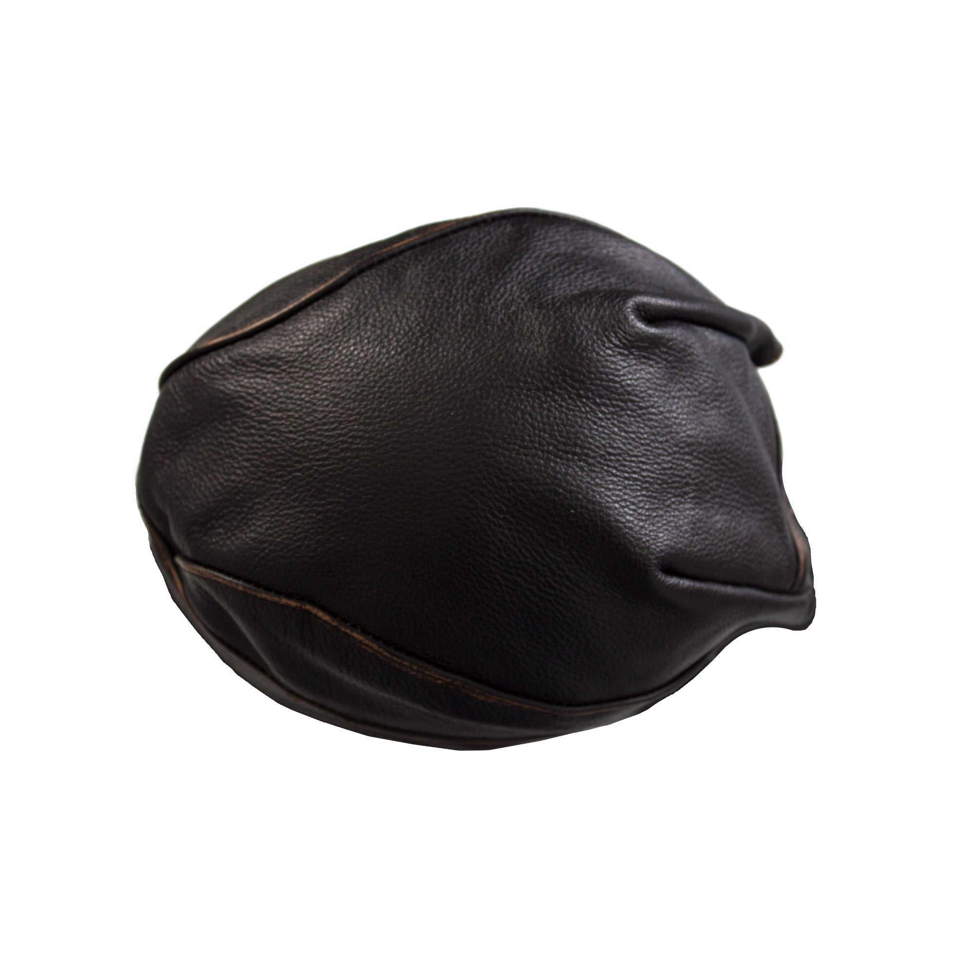 Hot Leathers Brown Rub-Off Seam Medium Weight Leather Headwrap HWL1008