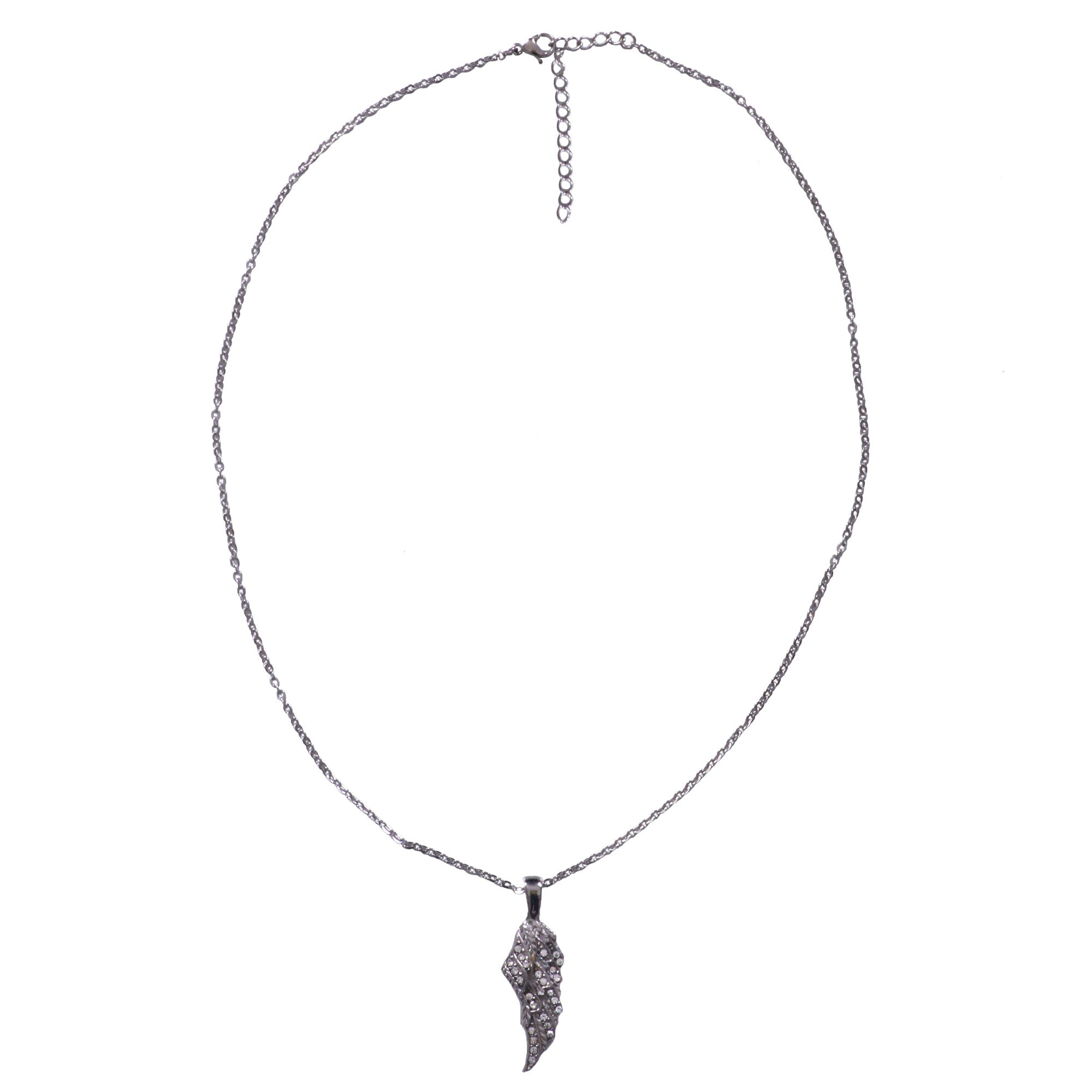 Hot Leathers JWN1001 One Side Angel Wing Necklace