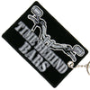 Hot Leathers Time Behind Bars Embroidered Key Chain