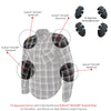Milwaukee Performance MPL2600 Ladies Black and White Armored Flannel Shirt with Kevlar Protection