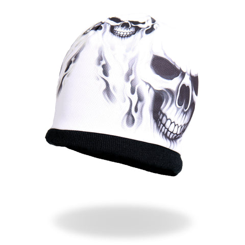 Hot Leathers KHC1001 Ghost Skull Sublimated Beanie