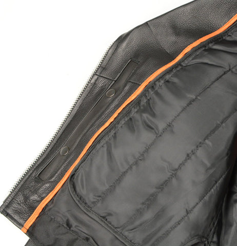 Milwaukee Leather LKL2700 Women's Classic Black Leather Police Style Jacket