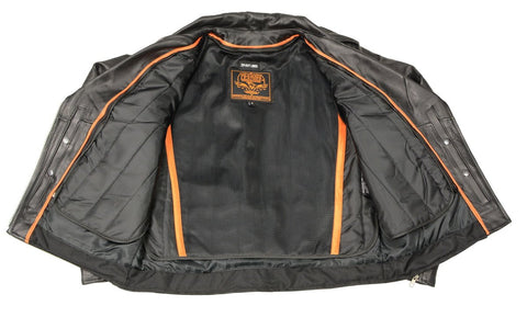 Milwaukee Leather LKL2701 Women's Full Length Classic Police Leather Jacket