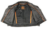 Milwaukee Leather LKL2701 Women's Full Length Classic Police Leather Jacket