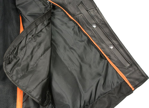 Milwaukee Leather LKL2701 Women's Full Length Classic Police Leather Jacket