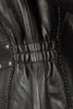 Milwaukee Leather LKL2710 Ladies Black Braided Jacket with Studded Back