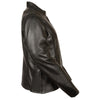 Milwaukee Leather LKL2720 Womens Black Classic Side Lace Leather Motorcycle Jacket with Gun Pockets - Milwaukee Leather Womens Leather Jackets